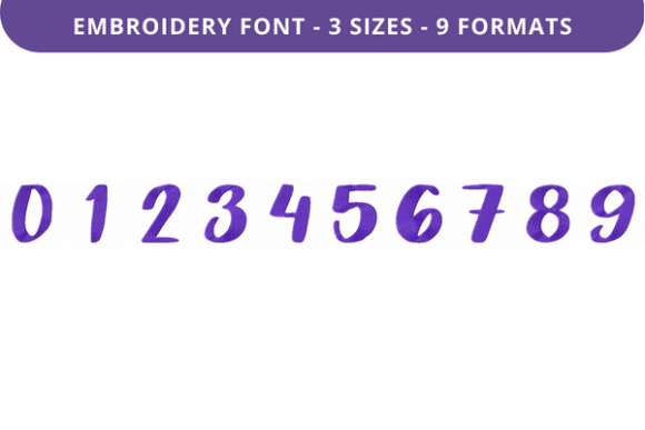 Beach Stroll Font 0 to 9 Review