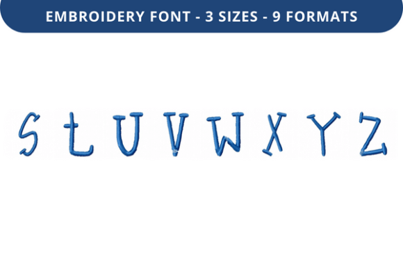 Boo Bear Font Lowercase S to Z: Craft Fair Review