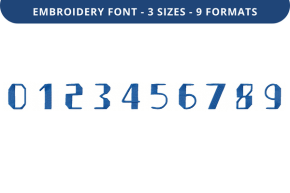 Book Chisels Font 0 to 9: A Designer's Review for Seasonal Embroidery