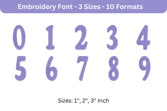Purevain Font 0 to 9: An Embroidery Seller’s Real Take