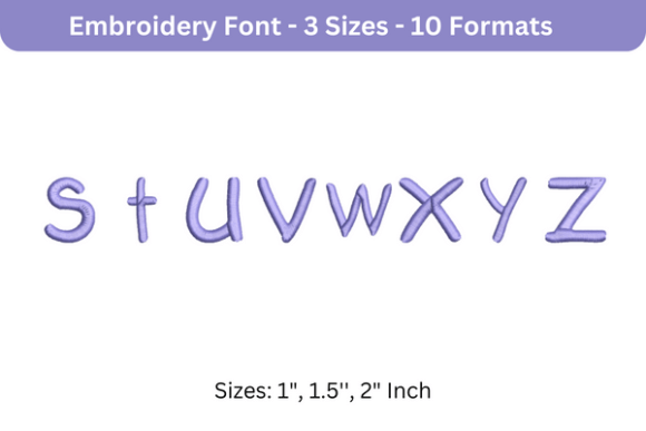 Second Grader Font S to Z: A Designer Review