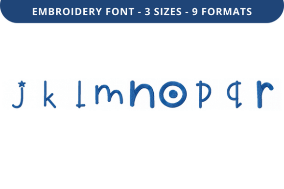 Troofles Font Lowercase J to R Review