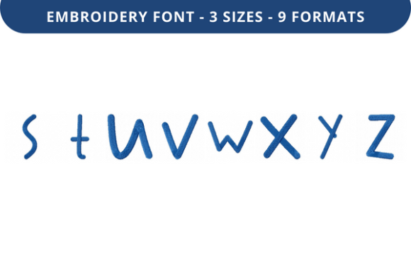 Troofles Font Lowercase S to Z