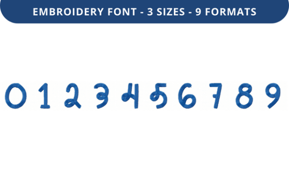 Wee Apple Trees Font 0 to 9
