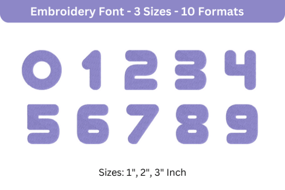 You Are Here Font 0 to 9: An Embroidery Designer Review